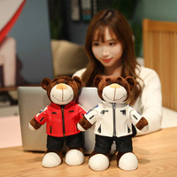 Peluche Moto Ours en Peluche Jouet Ours en Peluche Moto Animaux en Peluche Coussin Peluche Ours en Peluche pour Enfants Garçons Cadeau