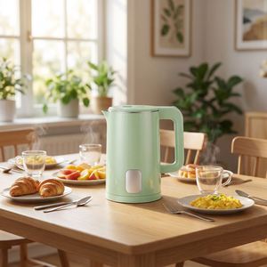 1.8L 1500W Electric <b>Kettle</b> Plastic Body Electric <b>Kettle</b> Double Layers for Home and Office - Product Image 3