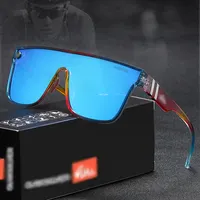 Blue Futuristic Flat Lens Sunglasses- Order Wholesale