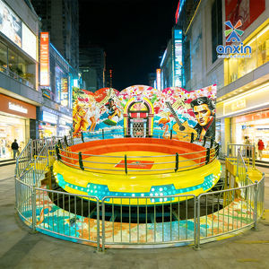 Manège Disco à Vitesse Réglable pour Fêtes Foraines, 16 Places, Monté sur Remorque, Construction en Acier, Extérieur, pour Enfants de 3 à 12 Ans - Product Image 4