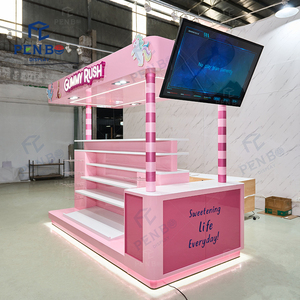 Modern Pick and Mix <strong>Candy</strong> <strong>Display</strong> Kiosk Cotton <strong>Candy</strong> Kiosk 2x2 <strong>Display</strong> <strong>Counter</strong> Design - Product Image 3