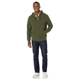 Sweat-shirt à capuche personnalisé pour homme 2026, 100 % coton, broderie et impression, vente en gros d'usine à prix abordable - Product Image 1
