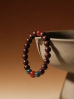 Bracelet et collier de perles d'encens à mélange de formules anciennes - Nourrissant, Harmonisant, Apaisant, pour le cœur - Fabriqué en Chine