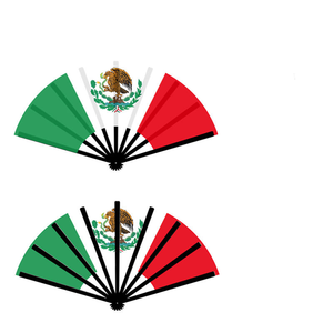 Éventail pliant à main avec logo personnalisé, drapeau national, grand éventail <span class=keywords><strong>de</strong></span> rave, éventail pop, éventails claquants pour le refroidissement estival - Product Image 5