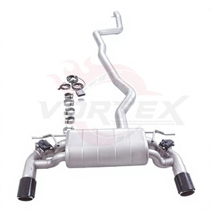 ท่อไอเสีย Vortex 304 สแตนเลสแบบ Catback สำหรับ BMW ซีรีส์ 2 รุ่น F22 220i 218i พร้อมวาล์วควบคุมเสียงแบบคู่  ปลายท่อคาร์บอน  แบบ Mod Line - Product Image 1