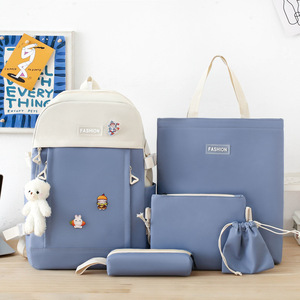 Nueva Mochila Escolar de Gran Capacidad de Cinco Piezas al por Mayor para Niños, <span class=keywords><strong>2026</strong></span> - Product Image 2