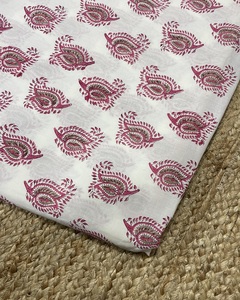 Block Print Cotton Voile Soft Light <b>Weight</b> Running Summer Dressmaking Kimono Shirt Making Fabric By The Yard - Product Image 2