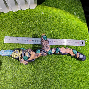 도매 치유 돌 공예 마술 선물 에너지 크리스탈 돌 풍수 마술 지팡이 - Product Image 5