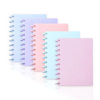 Agenda de luxe personnalisé A5 en cuir PU disques pour carnet de notes relié jeu de diviseurs avec logo en relief reliure à feuilles mobiles papier imprimé