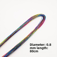 22 Gauge 0,8mm Flexibler Basteldraht für DIY-Blumenherstellung, Geeignet für Rosen, Pfingstrosen, Pflaumenblüten, Seidenkunst und Blumenarrangements