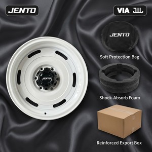 Rines Personalizados Forjados de Estilo Retro de 16, 17 y 18 Pulgadas, 5x112 5x120, Blancos Brillantes para VW Clásico, BMW, <span class=keywords><strong>Mini</strong></span> <span class=keywords><strong>Cooper</strong></span>, JWL - Product Image 4
