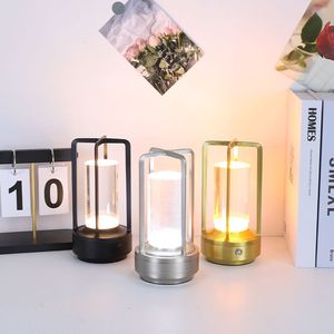 3 색 무한 디밍 라이트 배터리 전원 소형 책상 램프 <span class=keywords><strong>USB</strong></span> 충전식 무선 <span class=keywords><strong>LED</strong></span> 램프 휴대용 금속 테이블 램프 - Product Image 4