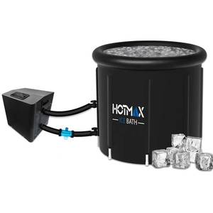 Vanace 80*75cm 300L 75Gal 8 pôles PVC gonflable plongeant froid 1/2 0.5HP refroidisseur avec baignoire glacée pour athlètes récupération sportive - Product Image 3