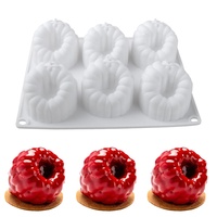 Moule en silicone 3D en forme de framboise, résistant à la chaleur, non toxique, écologique, facile à démouler, pour pâtisserie, glace et gâteaux