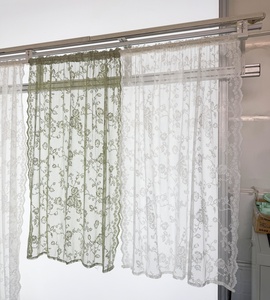 Rideaux de fenêtre en dentelle florale vintage YCSP, rideaux transparents de haute qualité, style <span class=keywords><strong>romantique</strong></span> traditionnel, rideaux transparents <span class=keywords><strong>pour</strong></span> <span class=keywords><strong>chambre</strong></span> à coucher, salon - Product Image 6