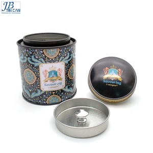 Bán Buôn Kim Loại Trà Thiếc Container Số Lượng Lớn Trà <span class=keywords><strong>Tins</strong></span> Với Đôi Nắp Đậy - Product Image 2