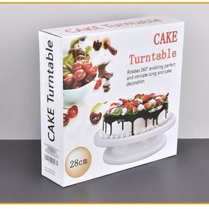 11 Inch Rotating <b>Cake</b> Turntable Turns Smoothly Revolving <b>Cake</b> <b>Stand</b> <b>Cake</b> Decorating Kit Display <b>Stand</b> Baking Tools Accessories - Product Image 2
