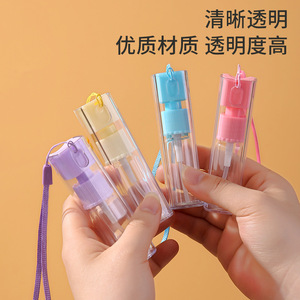 Botella pulverizadora portátil con cordón, botella con bomba de tamaño de viaje para tónico y perfume, capacidad de 1 ml - Product Image 2