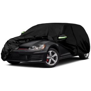 Funda Impermeable para Coche, Reemplazo Personalizado para VW <span class=keywords><strong>Golf</strong></span> 2003-2025 con Puerta con Cremallera y Bandas Antiviento para Protección Contra Nieve, Lluvia, Polvo y Granizo - Product Image 1