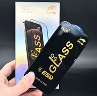 Het is ME OG Gehard Glas voor iPhone 17 Pro Max Volledige Lijm ESD Telefoonscherm Beschermer