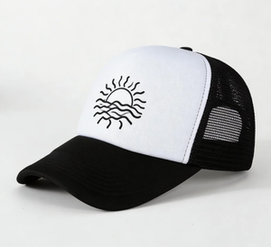 Private Label Mens 5 Panel <b>Pen</b> Foam Front Mesh Back Snapback Baseball Truck Cap Trucker Hat With Embroidered Patch - Product Image 4