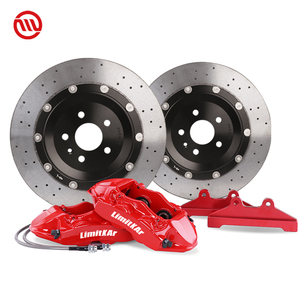 GT4 Kit gros freins à 4 pistons Disques de frein en carbone céramique pour Mazda Subaru Lexus Infiniti Land Rover Jaguar Ford Cadillac Dodge Mini - Product Image 1