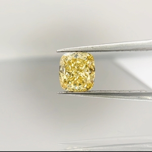 ダイヤモンドメーカー IGI認定 HPHT CVDラボグロウンダイヤモンド ファンシーインテンスカラー クッションカット 合成ダイヤモンド 指輪製作用 - Product Image 2