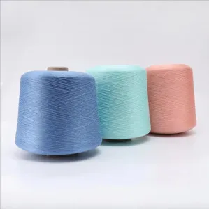 Most Popular Knitting Core Spun Viscose Yarn Dyed Viscose Spun Yarn Ring Spun Yarn for Weaving