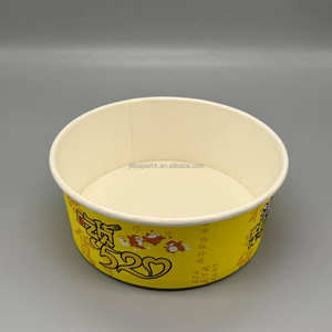 Gobelet à soupe chaude en papier kraft blanc doublement enduit de polyéthylène, biodégradable, jetable, 26 oz, 32 oz - Product Image 5