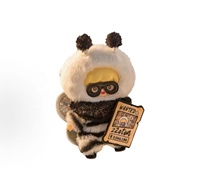 Zzoton Flower Thief Peluche en vinyle faite à la main, cadeau mignon, jouet tendance, ornements décoratifs, surprise, rembourrage en coton PP, 11-30cm, pour fête