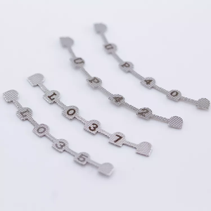 UM çin diş fabrika diş Lingual tutucu teller ortodonti yassı paslanmaz çelik plaka büküm tel 10 adet/torba - Product Image 4