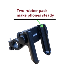 Support universel de téléphone portable pour vélo, Anti-secouement, à <span class=keywords><strong>Clip</strong></span> sur guidon, pour l'extérieur, ABS - Product Image 4