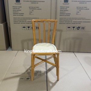 Sillas Infantiles de Ratán Hechas a Mano al por Mayor para Alquiler en Fiestas, Asientos Infantiles de Mimbre Ecológicos para Eventos y Ocasiones Especiales - Product Image 2