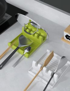Support de rangement multifonctionnel pour spatules de cuisine, support pour couvercles de casseroles, cuillères à soupe, planches à découper et spatules - Product Image 2