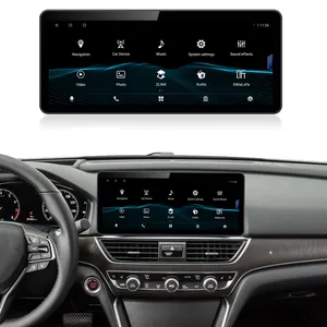 Road Top Multimedia Android System Car Radio 1 din 12.3 Inch Touch Screen Car Stereo Player for Honda Accord 2018-2022