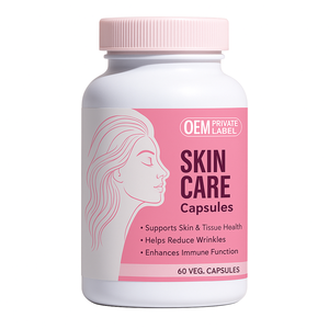 Suplementos veganos para el acné, cápsulas de limpieza de acné de 60 unidades para piel grasa, producto de belleza para blanqueamiento de adultos, mejora de manchas oscuras - Product Image 1