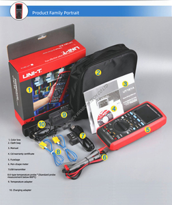Multímetro de grabación de datos de valor eficaz verdadero UT181A, multímetro digital conectable por USB, 1 unidad - Product Image 6