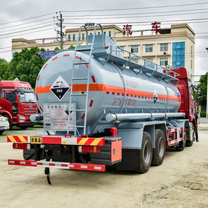 Gran volumen 19 cuadrado liberado 8x4 acero Semirremolque cisterna corrosivo a precio preferencial remolques de camiones - Product Image 4