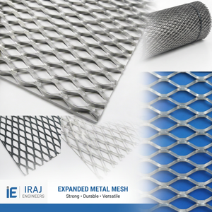 GI Expanded Metal <b>Mesh</b> Sheet Custom Size Galvanized Expanded Metal Security <b>Mesh</b> Panel Galvanized Expanded Metal Guard <b>Mesh</b> - Product Image 1