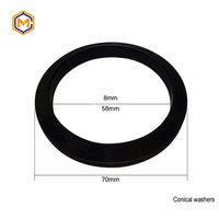 Vente chaude de qualité alimentaire 54mm joint en silicone joint de Machine à café anneau en silicone