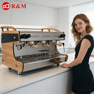 Máquina de café comercial de 3 grupos con palanca OEM para espresso - Product Image 1