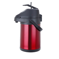 Thermos à pression d'air, double paroi en acier inoxydable, gourde à vide, pompe à eau, carafe à vide, flacons, bouteille à eau pour café, thé