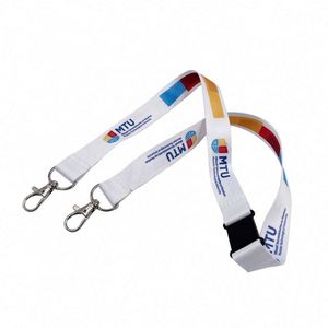 Hot Selling Custom Logo Printed RPET <b>Lanyard</b> with ID Holder <b>Polyester</b> Material Digital and Offset Printing Hook Accessory - Product Image 3