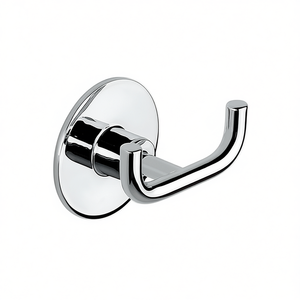 Perchero Doble Modelo Wind Negro de 8 cm de Longitud con Gancho para Bata - Product Image 2