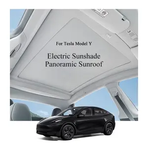 Nuevo producto techo solar panorámico modelo Tesla y parasol eléctrico parasol para modo Tesla Y