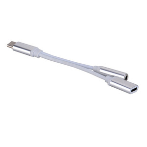 Adaptador Divisor de Cable <span class=keywords><strong>USB</strong></span>-C Tipo C a Conector de Audio Auxiliar de 3.5mm para Auriculares y Cargador - Product Image 5