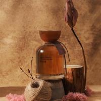 Diffuseur de parfum en verre LUFU, parfum de rose, aromathérapie sans flamme pour la décoration de la maison, parfum longue durée pour la maison et l'hôtel