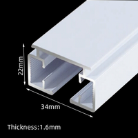 Rail de rideau électrique en aluminium Double support mural Rail de rideau motorisé Accessoires pour support Double support