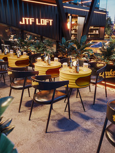 Juego de Mesa y Sillas de Bar Estilo Retro con Forma de Barril de Metal, Muebles Industriales para Restaurante, Cafetería, Bar, Venta al por Mayor Directa de Fábrica OEM - Product Image 5