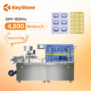 เครื่องบรรจุภัณฑ์แบบแผ่นพลาสติกหุ้มซีลอะลูมิเนียม-พีวีซี และอะลูมิเนียม-อะลูมิเนียม สำหรับเม็ดวิตามินและแคปซูลอัตโนมัติ รุ่น DPP 160 180 - Product Image 1